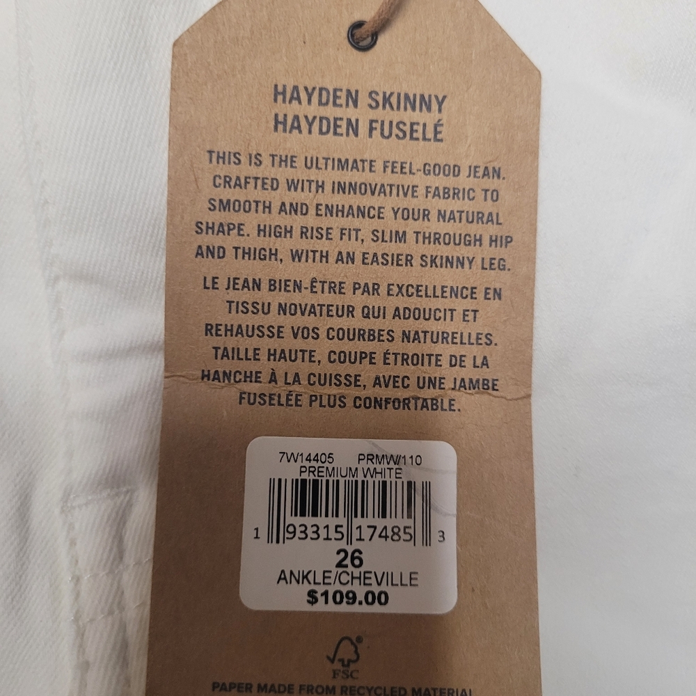 Nwt! Lucky Brand Women’s Cone Denim Jeans Sz 2/26 - Picture 9 of 9
